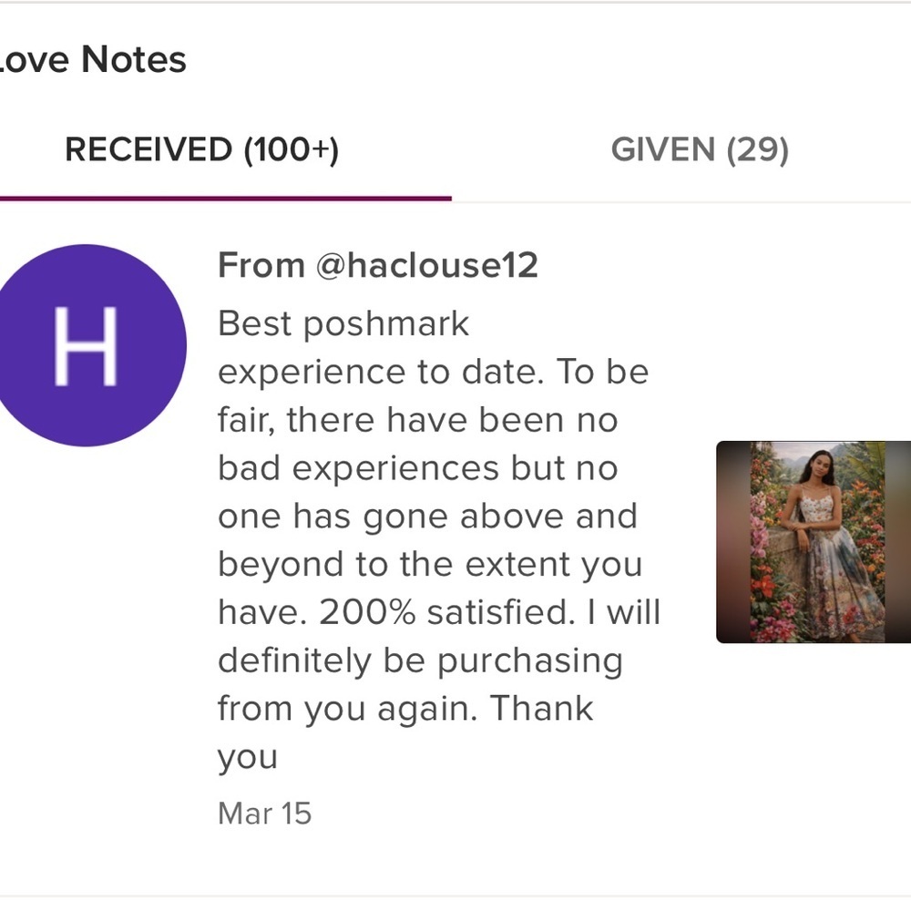I feel truly blessed to have such wonderful customers like you. 💚